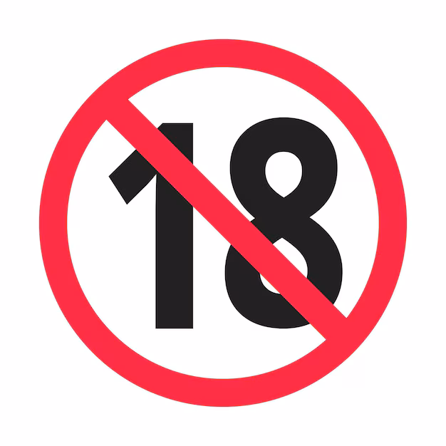 Prohibido menores 18